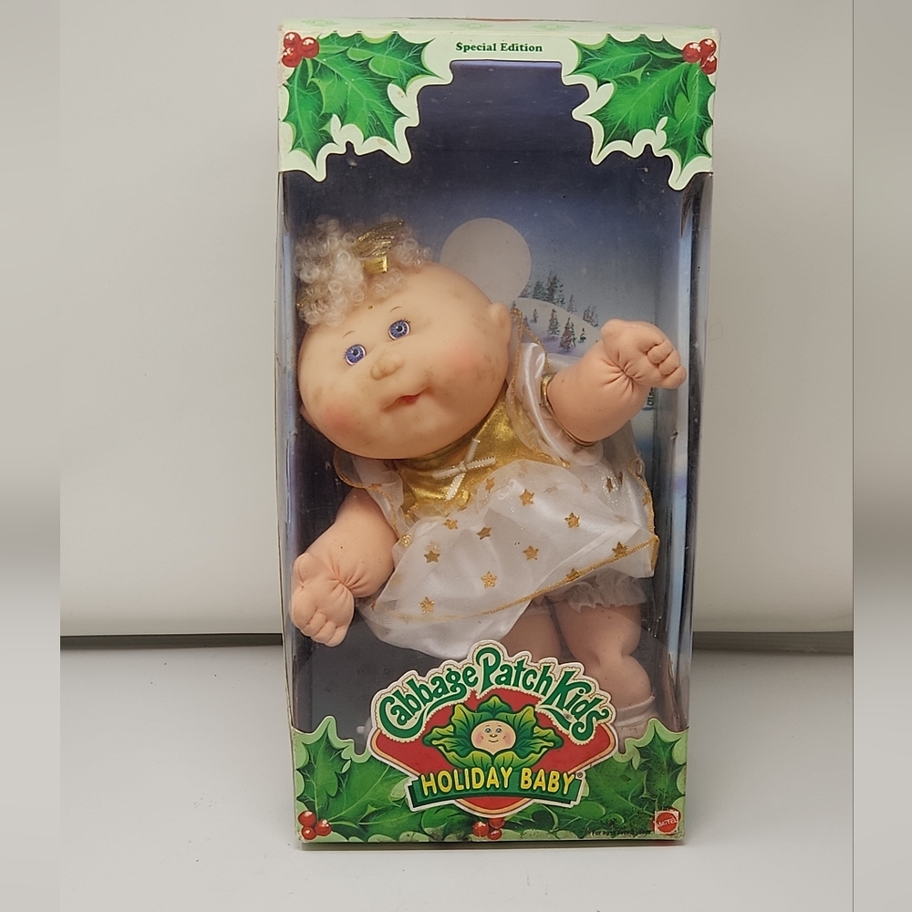 1997 CABBAGE PATCH KIDS HOLIDAY BABY Winnie Piper Dec. 20 #17605